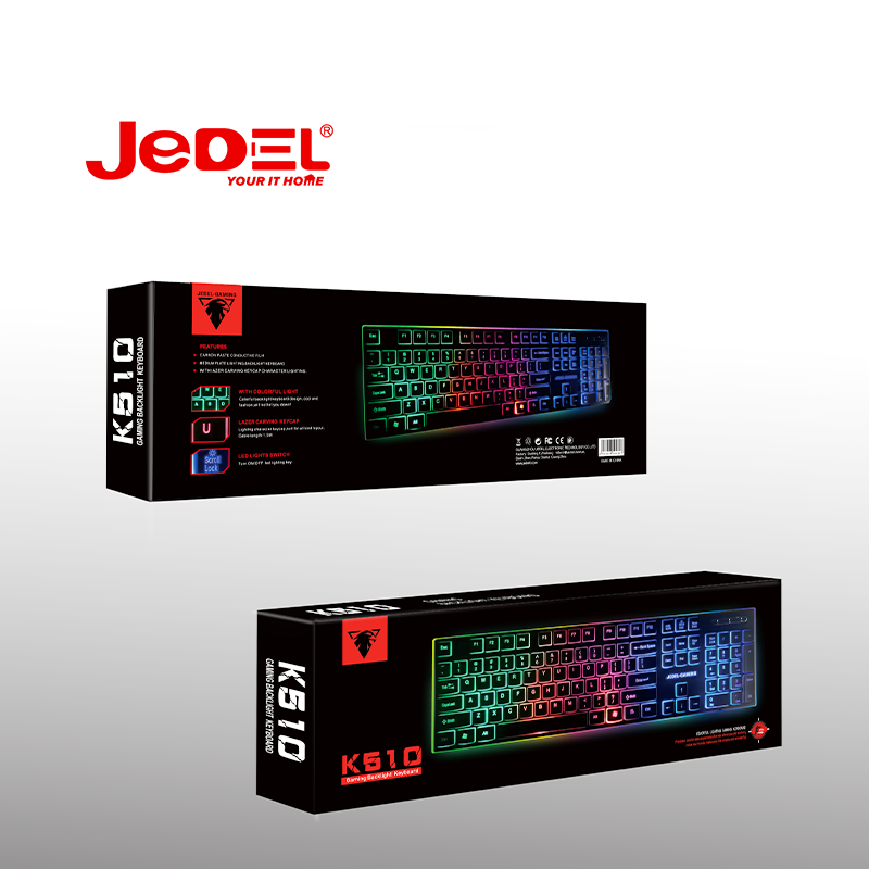 Jedel K510 led light gaming keyboard - Cyber Bazaar