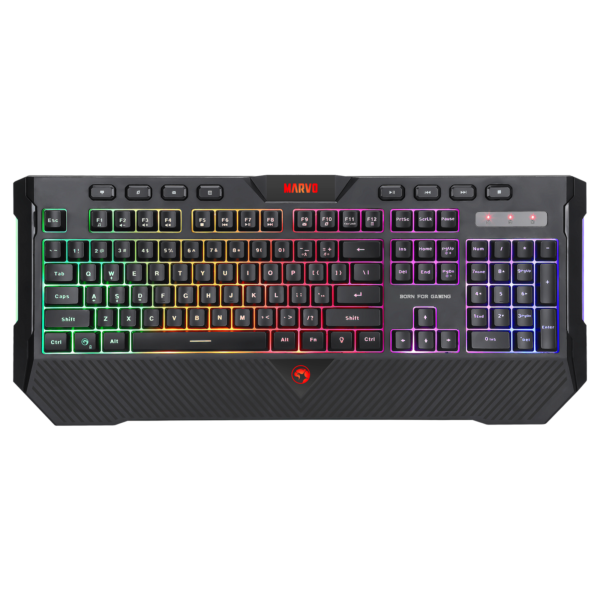 Marvo K656 Wired Membrane Keyboard with Dedicated Multimedia Keys