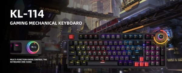 Jedel Gaming Mechanical Keyboard KL-114 - Image 4