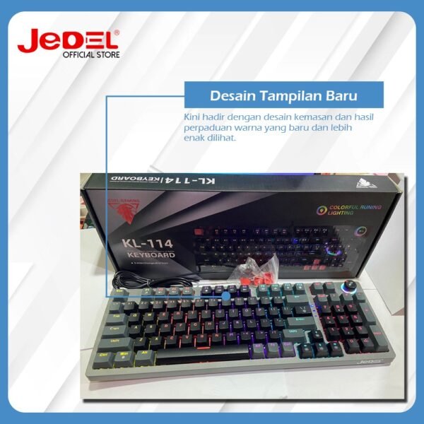 Jedel Gaming Mechanical Keyboard KL-114 - Image 5